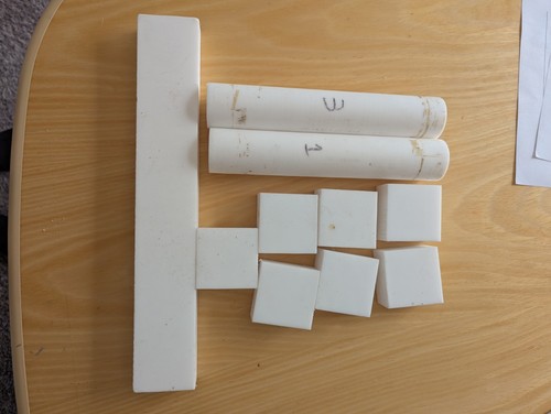 6lbs virgin teflon raw - ~6lbs,